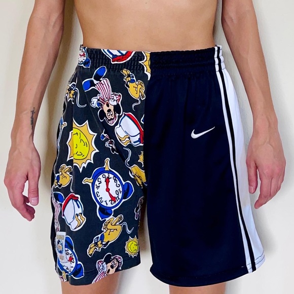 Vintage Mickey Mouse/Nike Half BasketBall Shorts - Picture 3 of 5